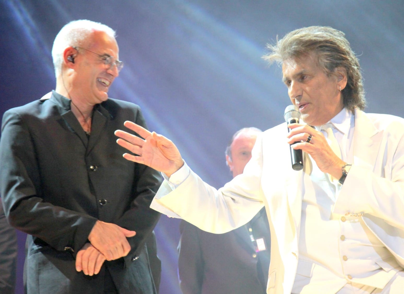 Toto Cutugno con Pietro Stefanoni (Batterista)